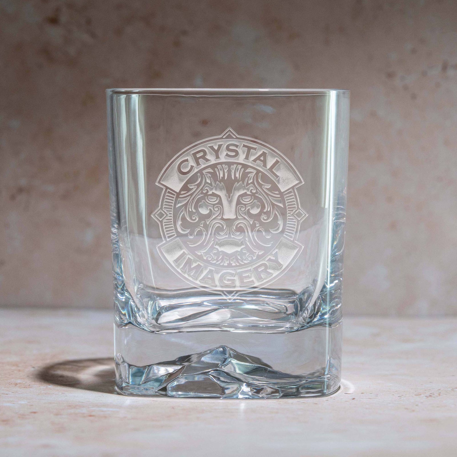 Logo Whiskey Glass, Luigi Bormioli On The Rocks