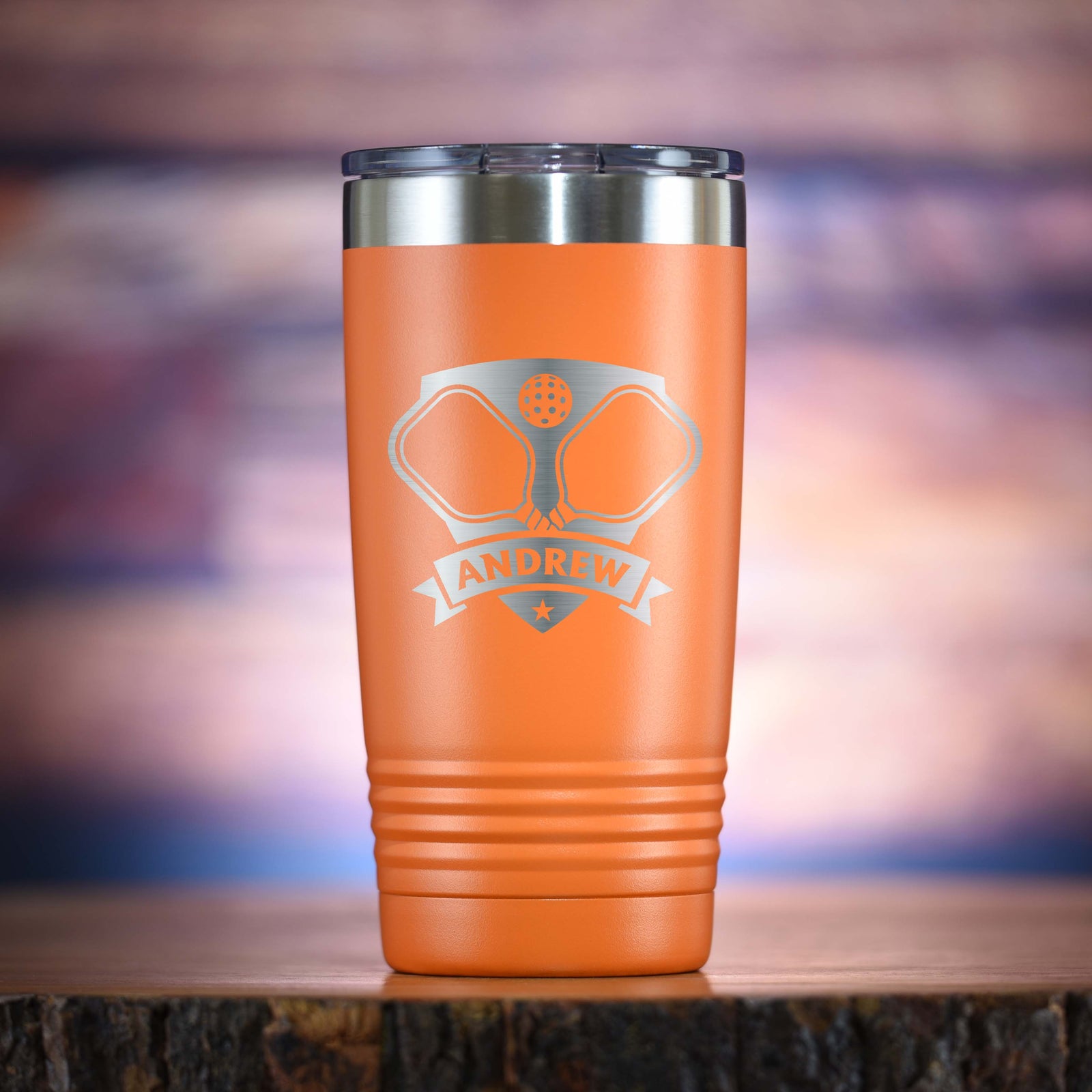 Personalized Pickleball Travel Coffee Tumbler Gift