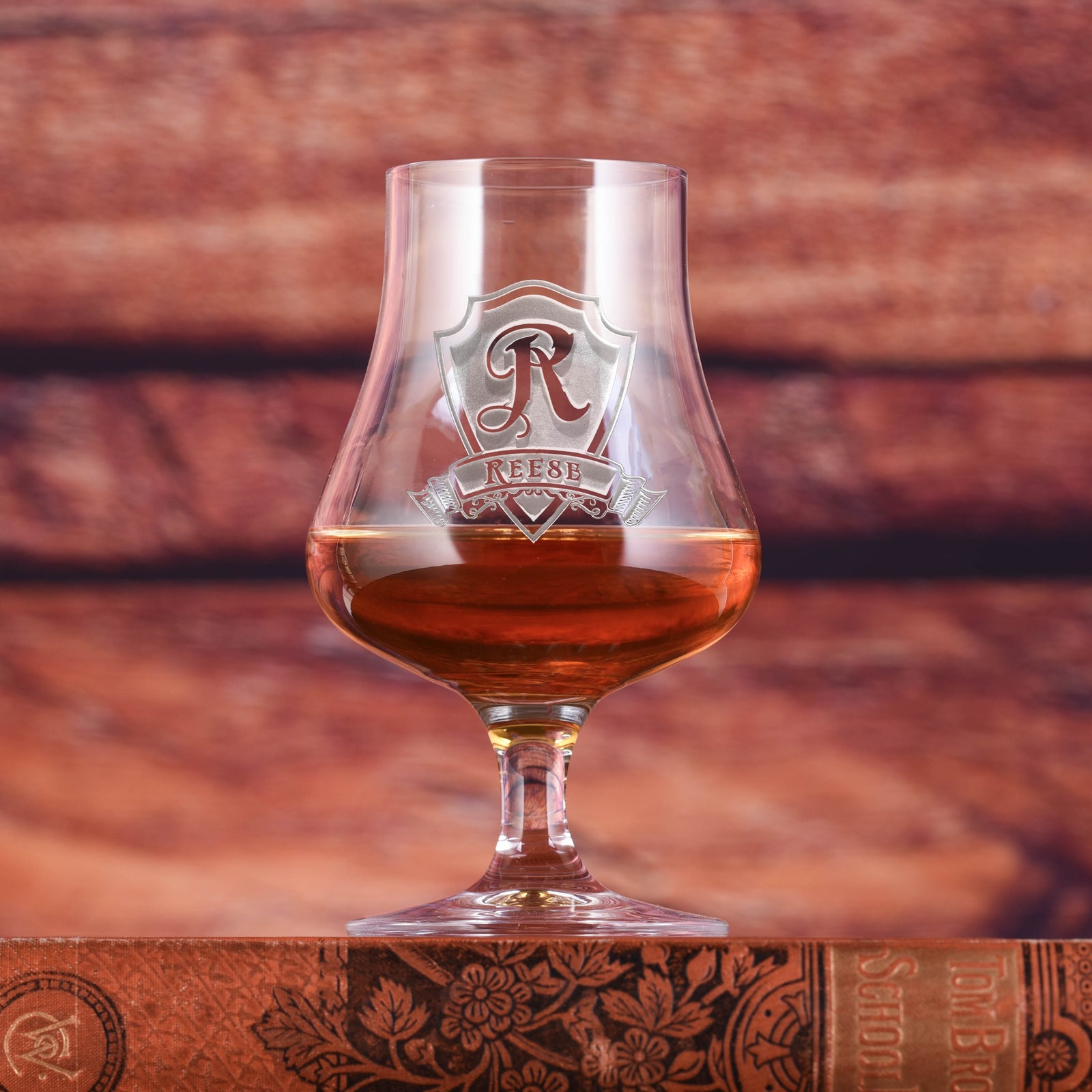 Custom, Engraved Crystal Whiskey Nosing Glass