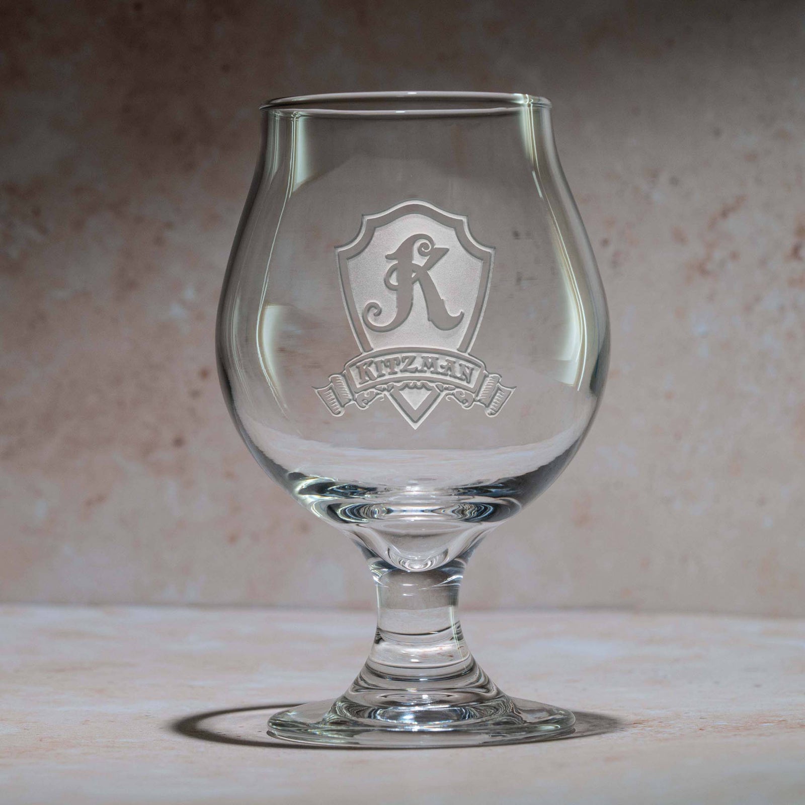 Personalized Belgian Beer & Cider Glass