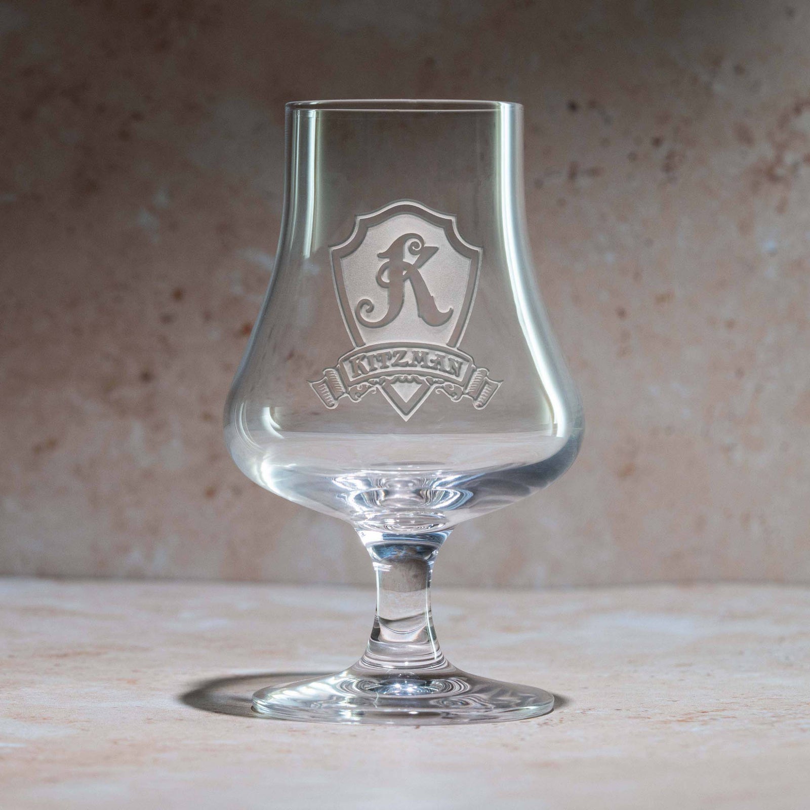 Custom, Engraved Crystal Whiskey Nosing Glass