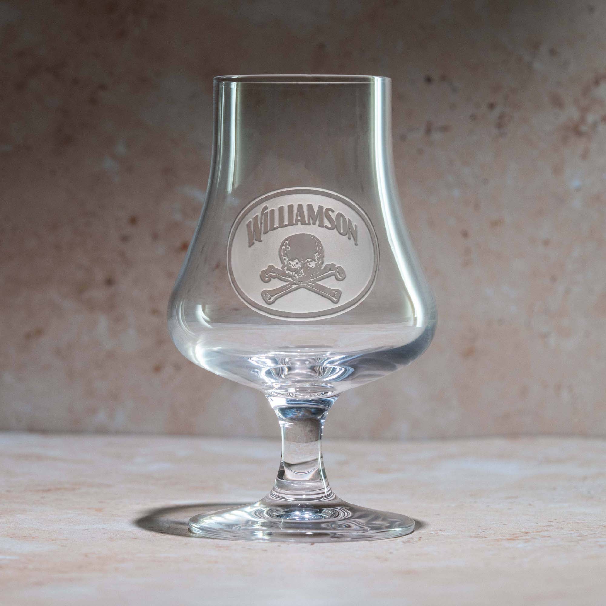 Skull & Cross Bones Crystal Nosing Tasting Glass