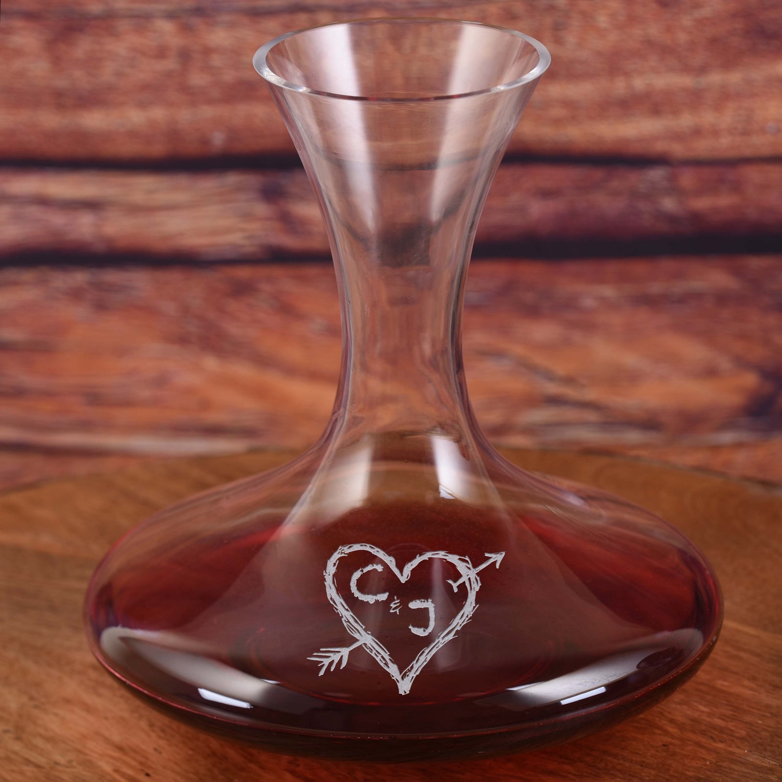 Heart & Arrow Wine Decanter