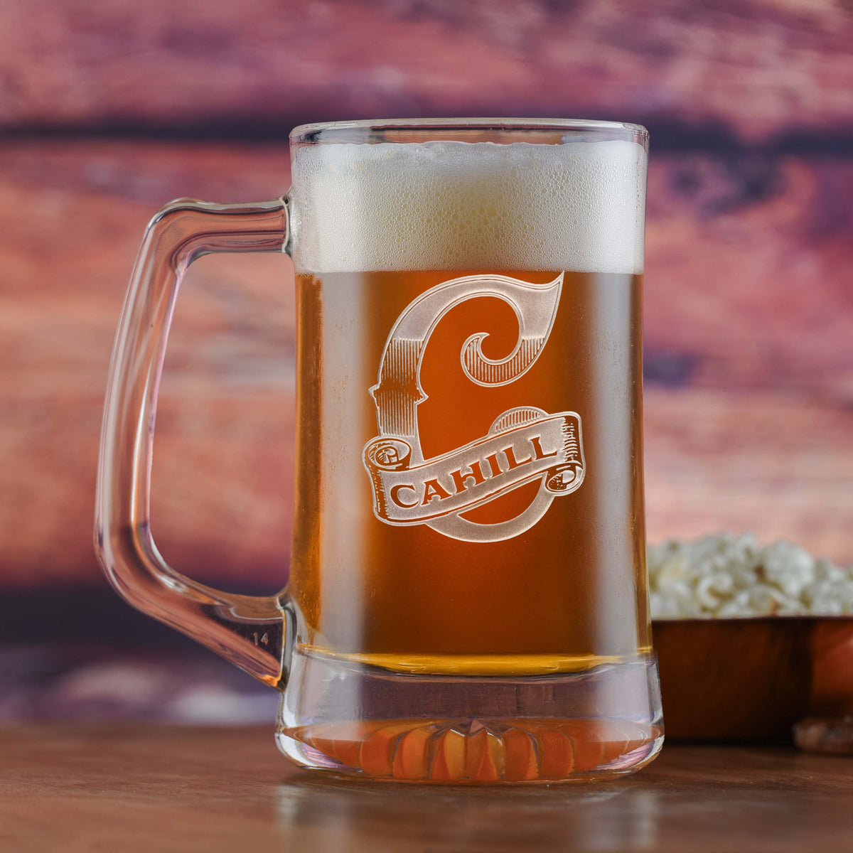 Carnivale Personalized, Engraved Beer Mug