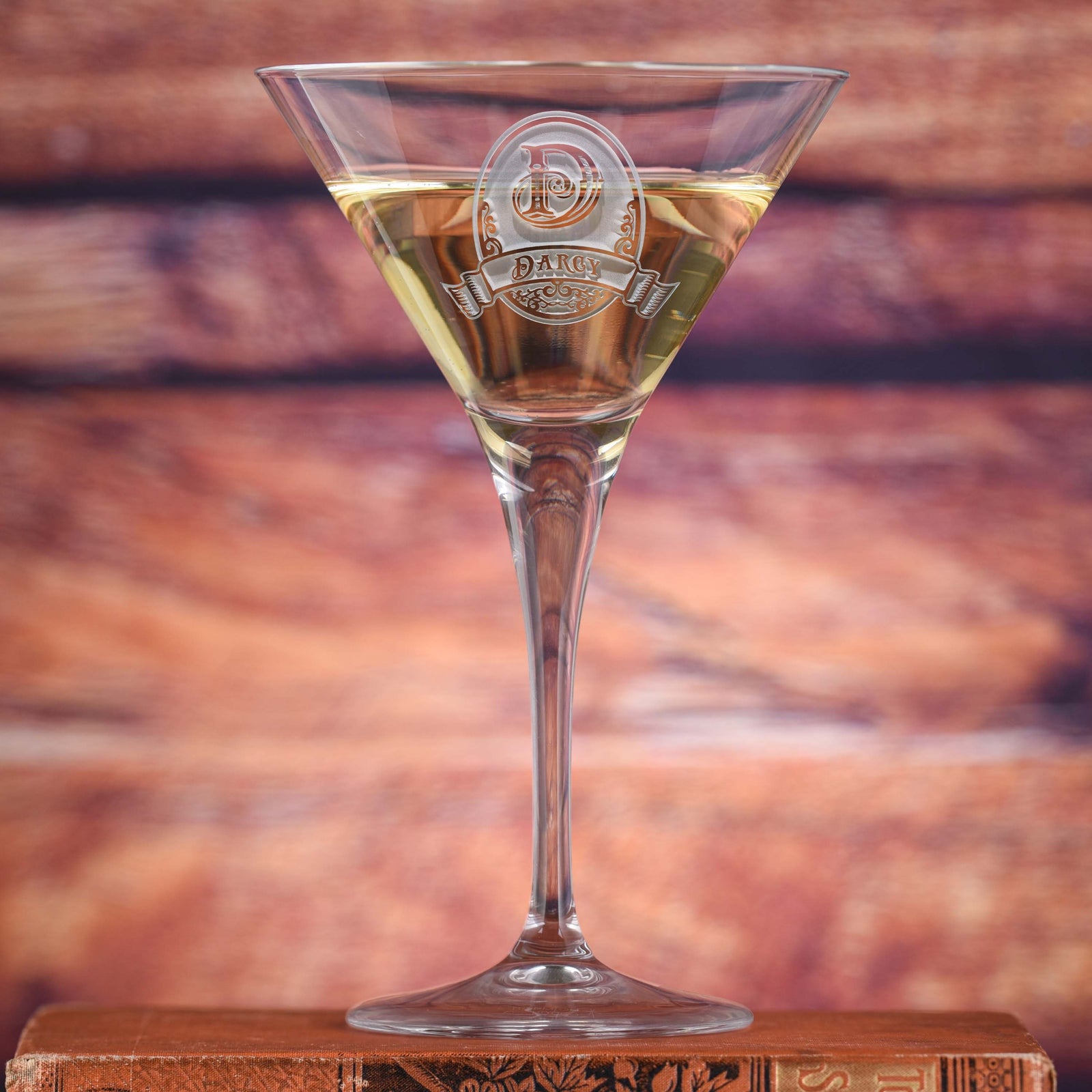 Custom Crystal Martini Cosmo Glass