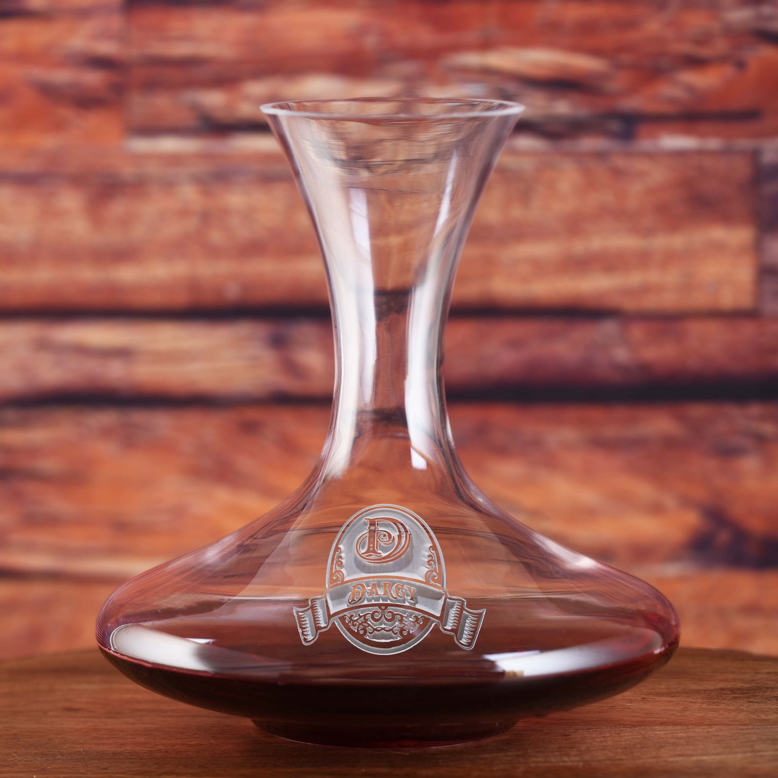 Wine Decanters, Personalized Etched