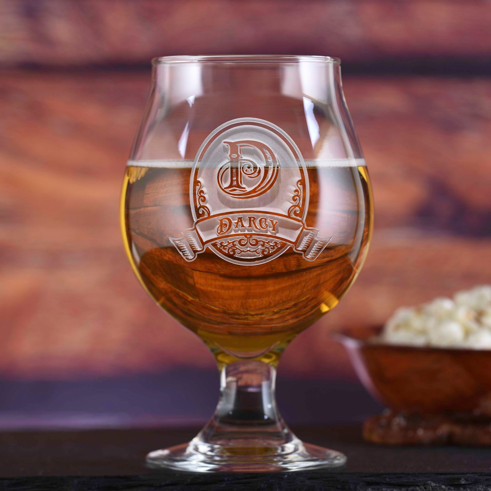 Custom, Engraved Belgian Beer & Cider Glass