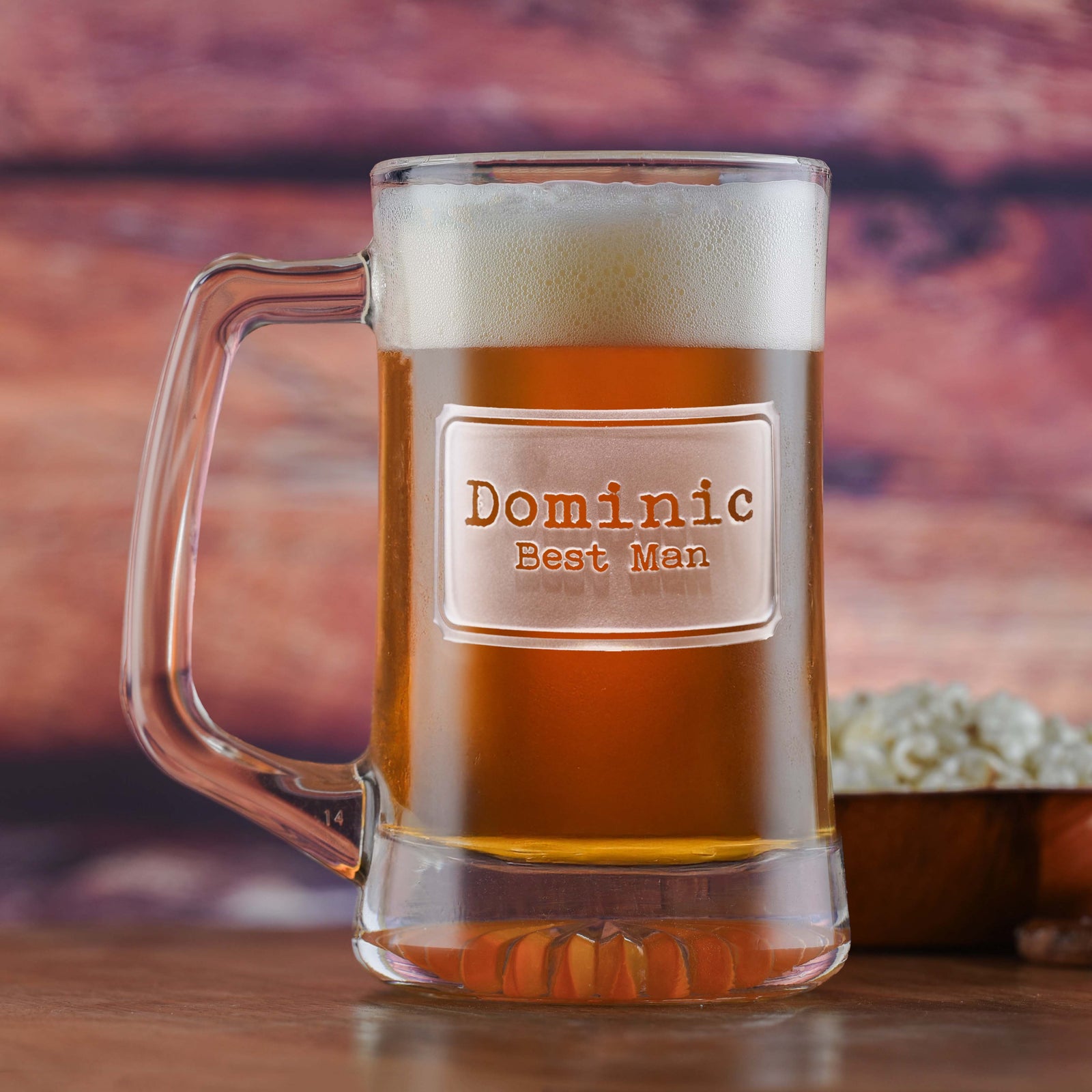 Gifts Custom Engraved Beer Mugs - Best Man, Groomsmen Gifts
