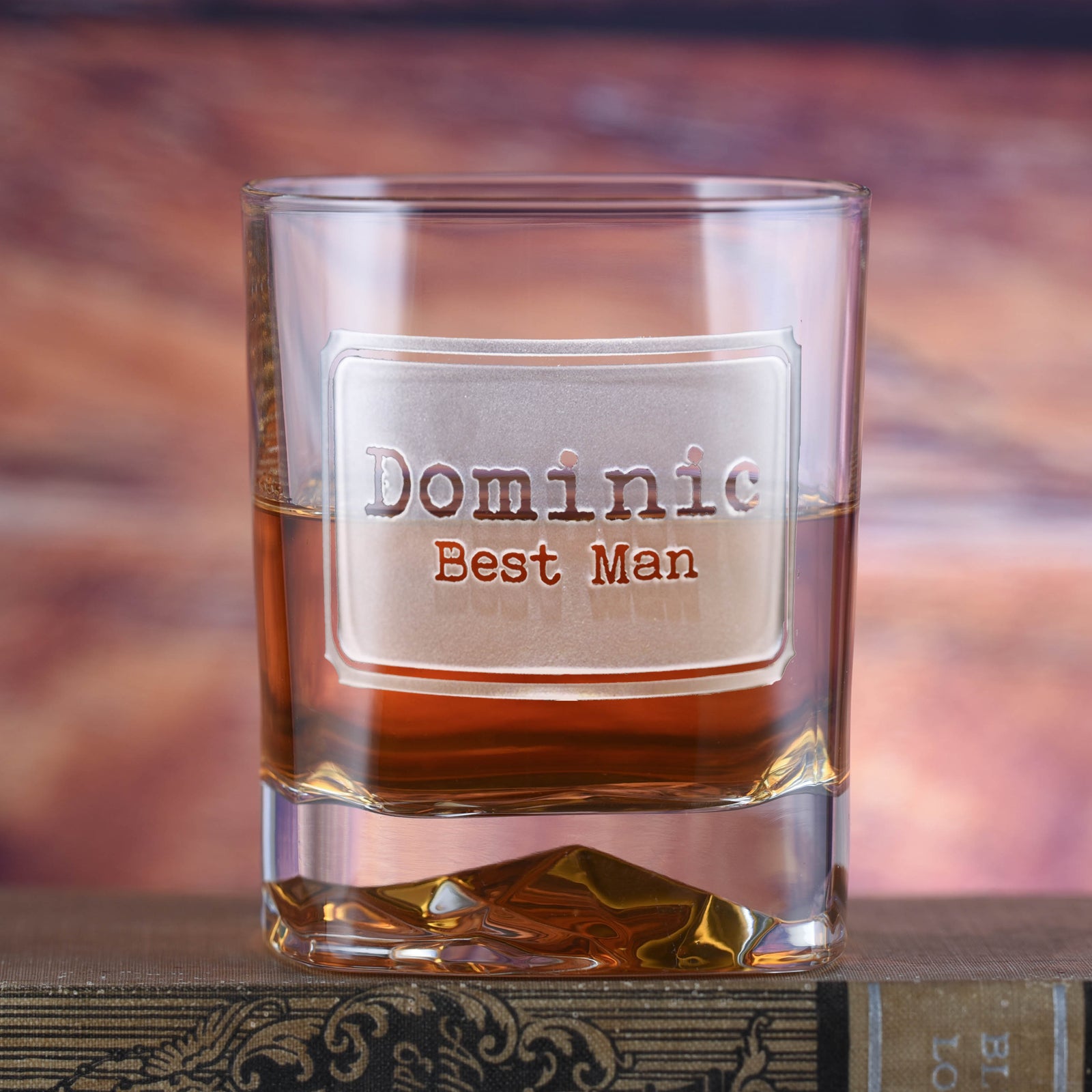 Whiskey Glass Luigi Bormioli on the Rocks - Best Man, Groomsmen Gifts