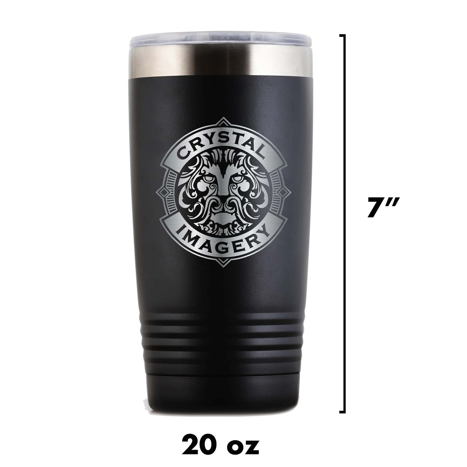 Custom Monogram Yeti Style Travel Coffee Tumbler