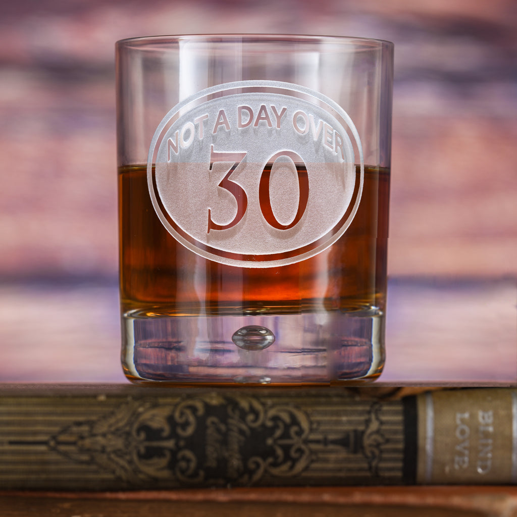 Engraved 30th Birthday Bormioli Bar Glass