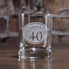 Engraved 40th Birthday Whiskey Glass