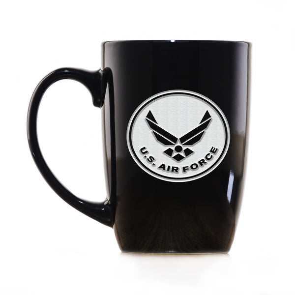 Engraved Air Force Coffee Mug Gifts, Personalized