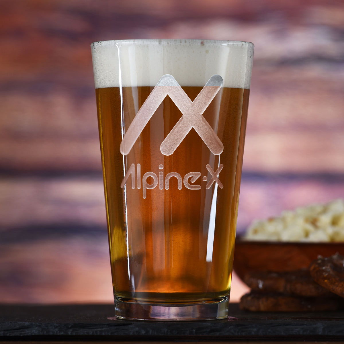 Alpine X Pint Pub Beer Glass