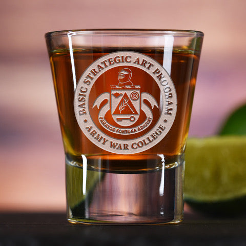 Army War College BSAP Shot Glass