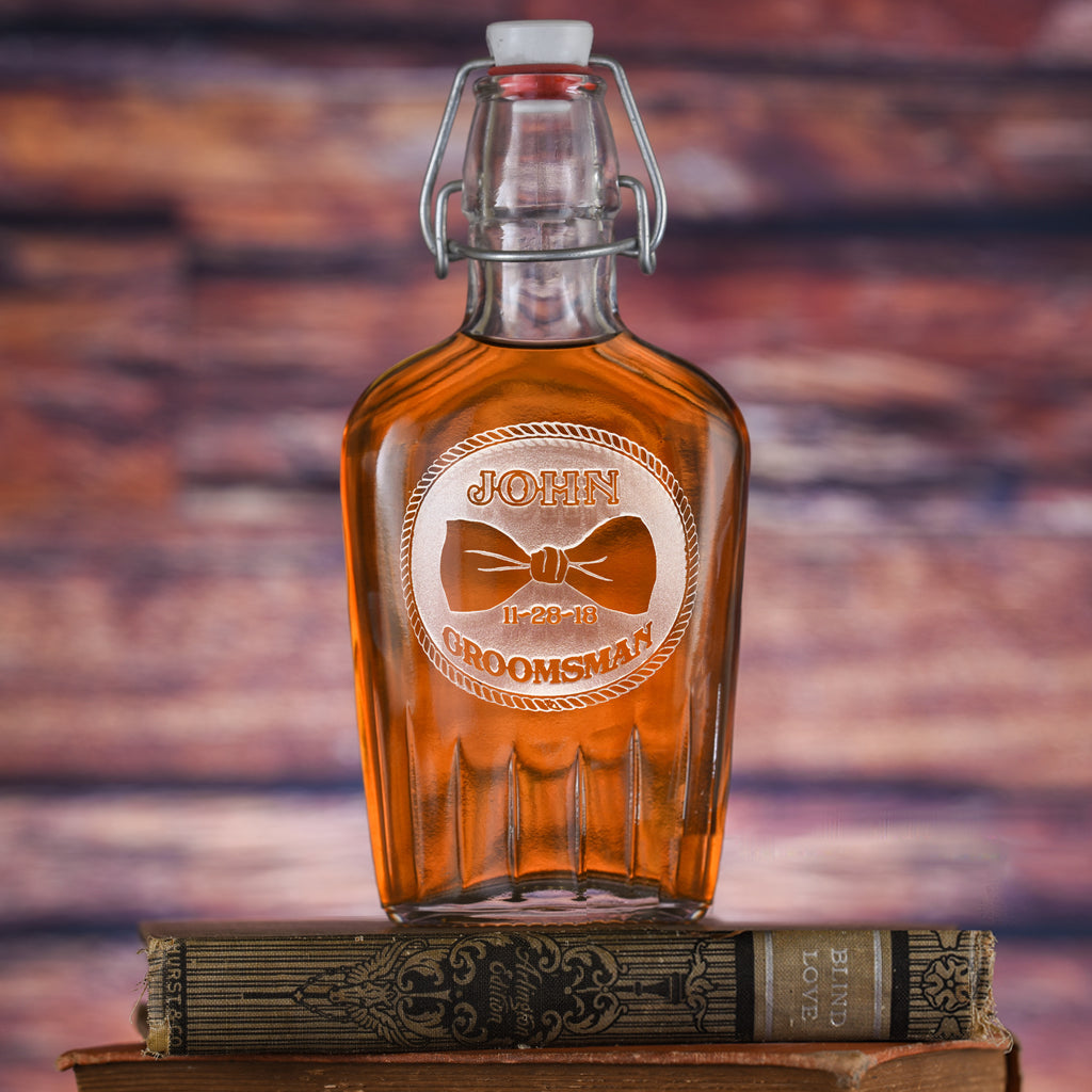 Groomsman Bowtie Flask