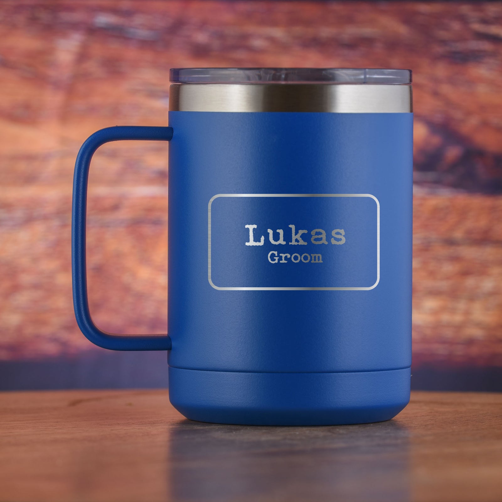 Coffee Mug Tumbler with Handle - Best Man, Groomsmen Gifts