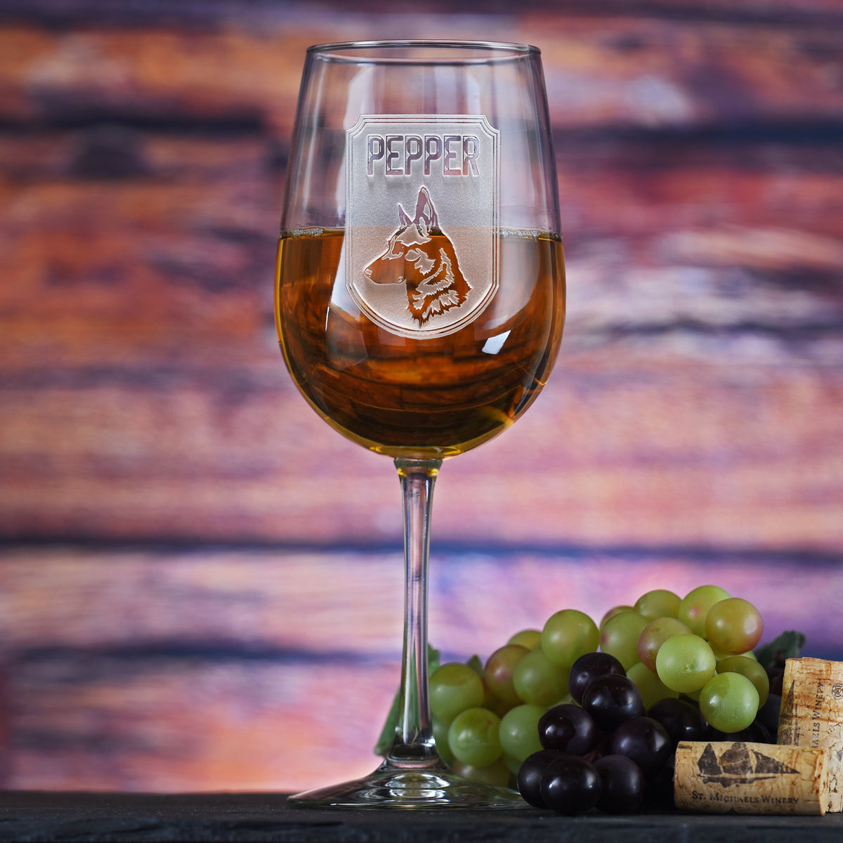 Chihuahua Stemless Wine Glasses