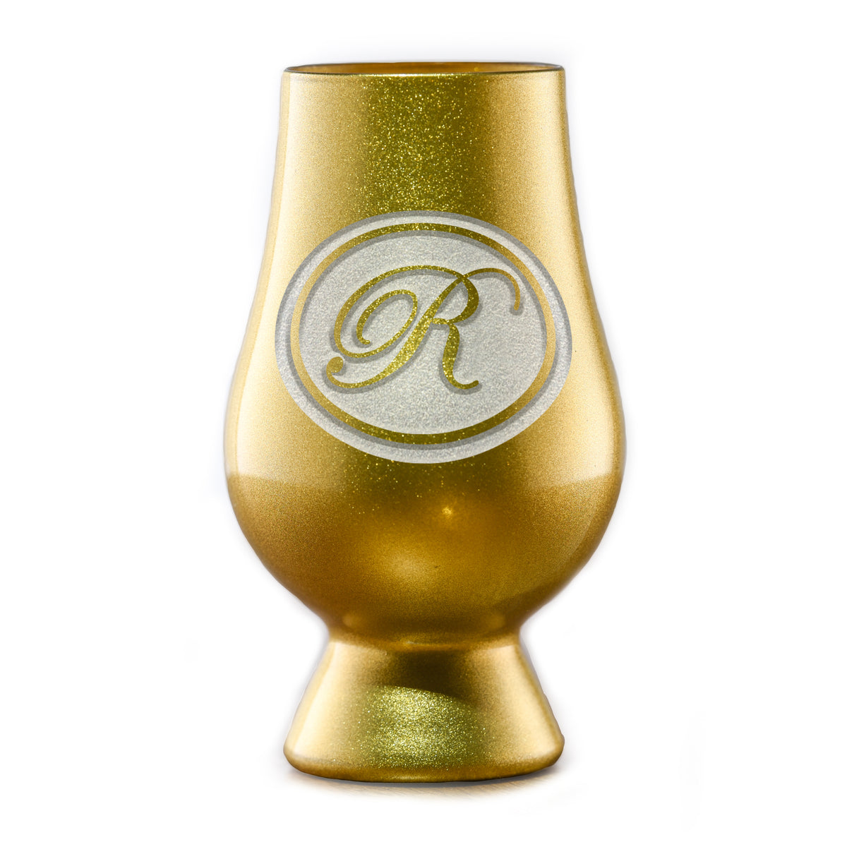 Personalized, Gold Glencairn Whisky Glass