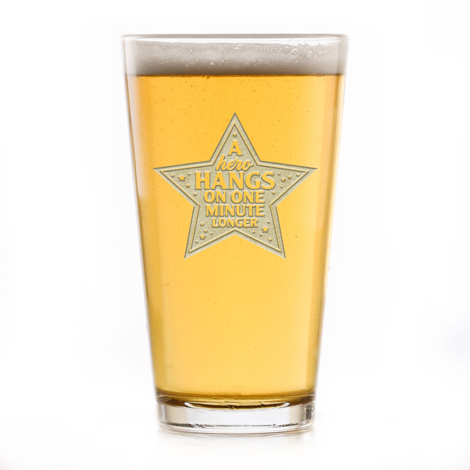 Hero, Thank You Gift Coronavirus Covid Pint Pub Beer Glass