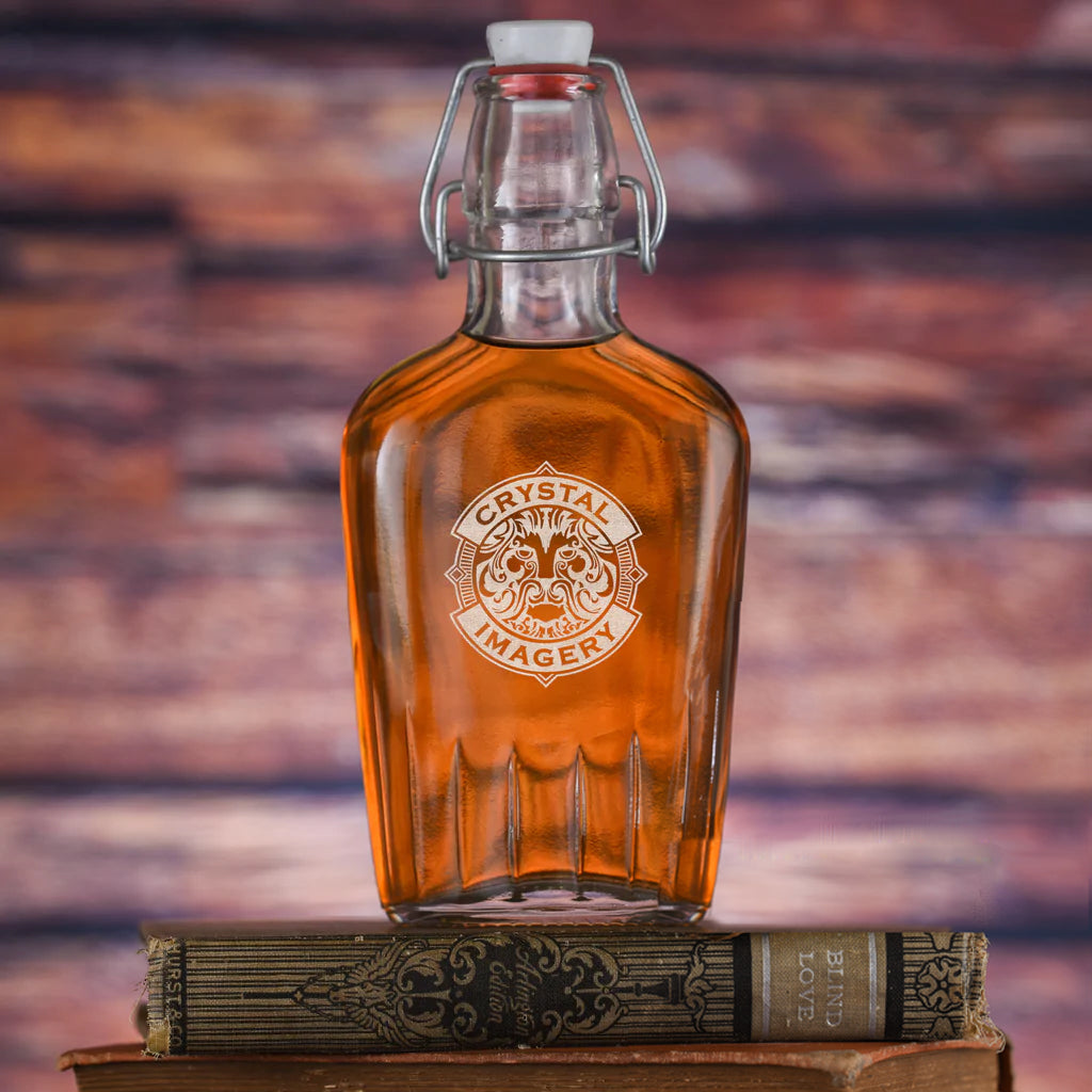 Laser Etched Logo Flask