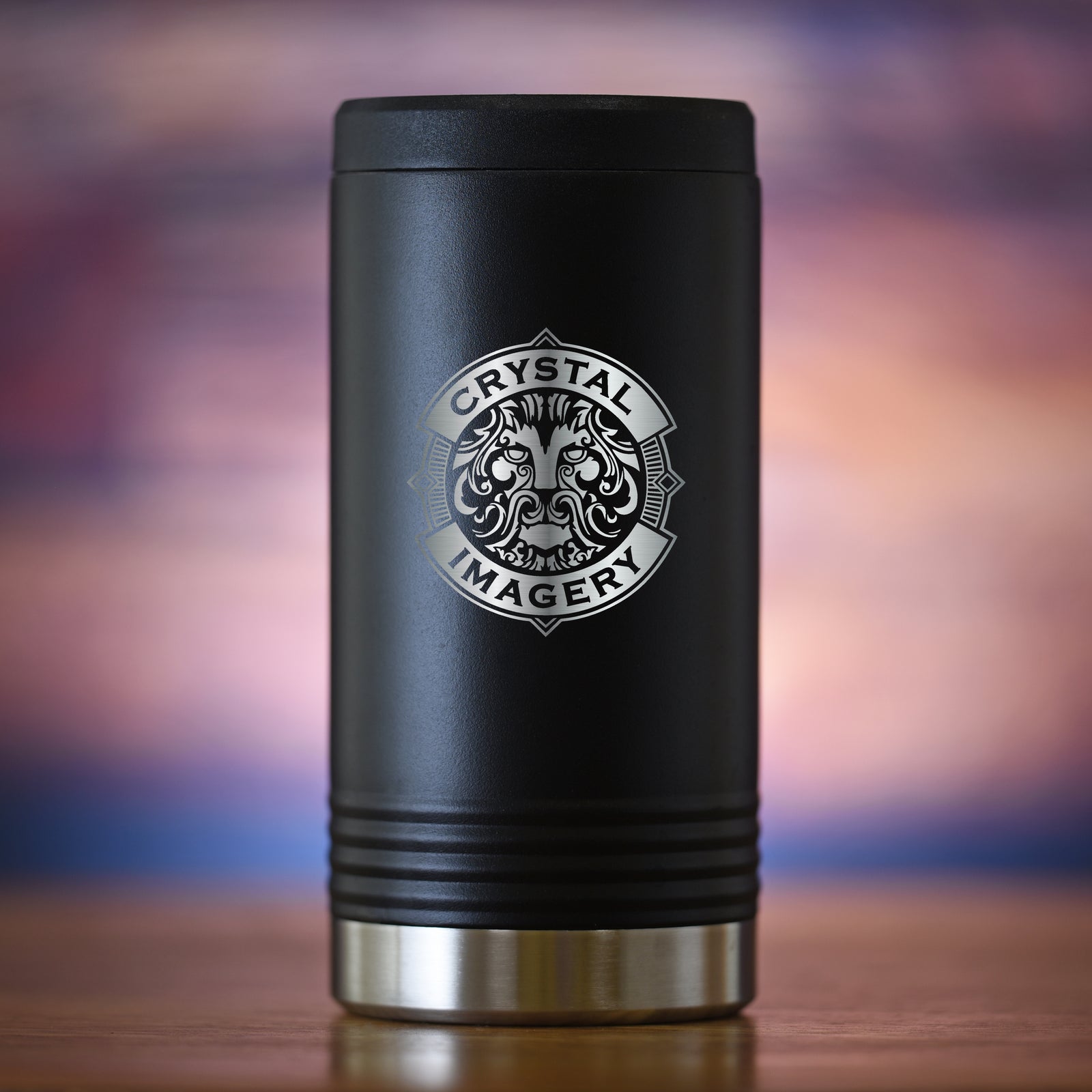 Black Slim Hard Seltzer Holder With Your Own Logo