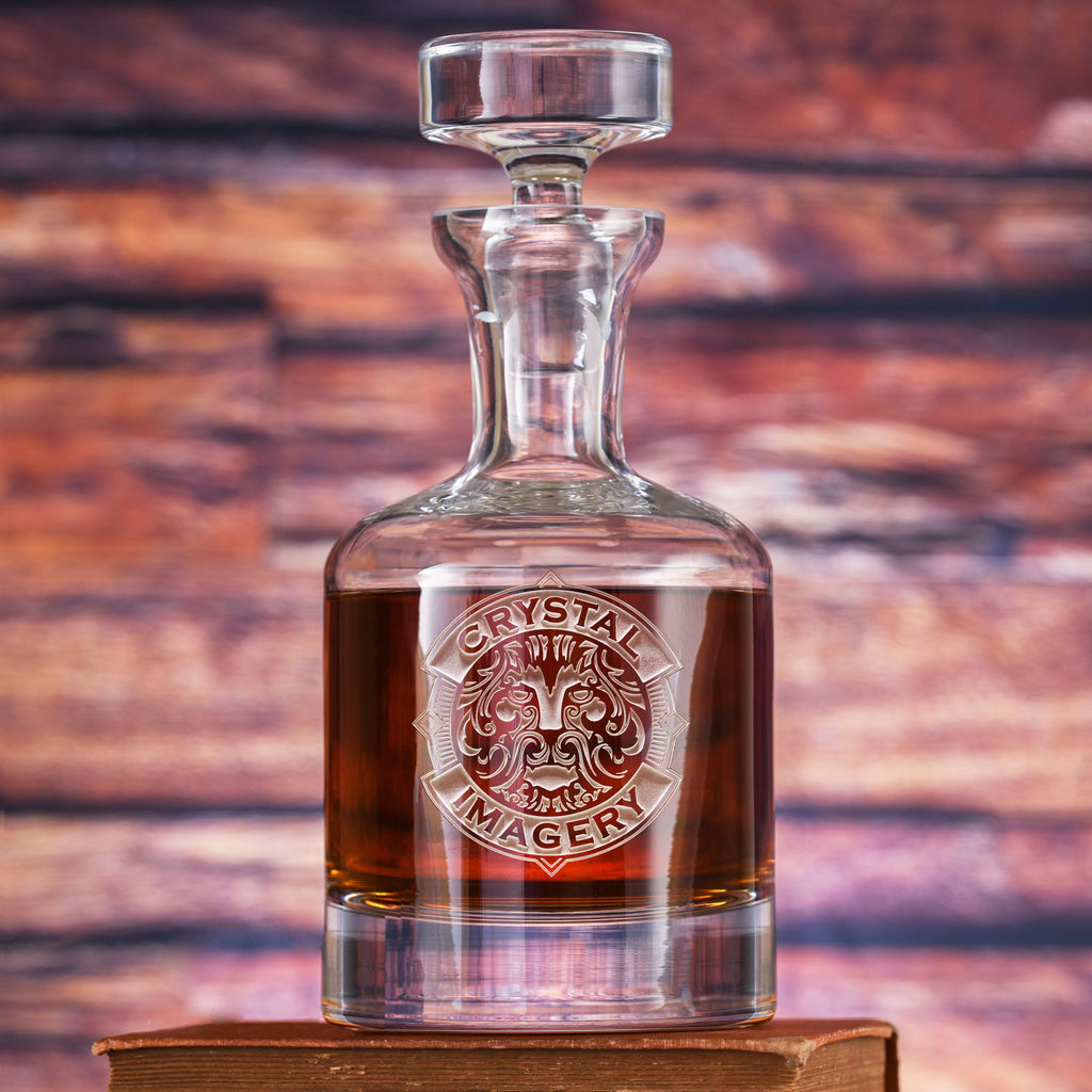 Personalized and Engraved Crystal Whiskey Decanters and Sets– Crystal  Imagery