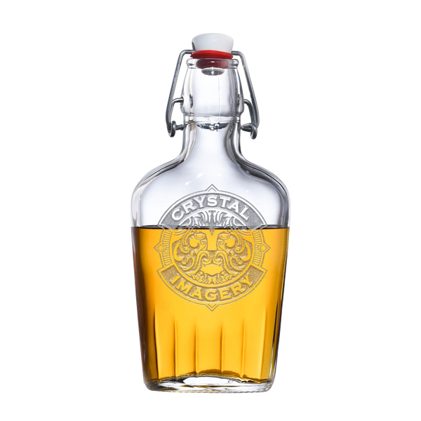 My Own Logo Glass Flask