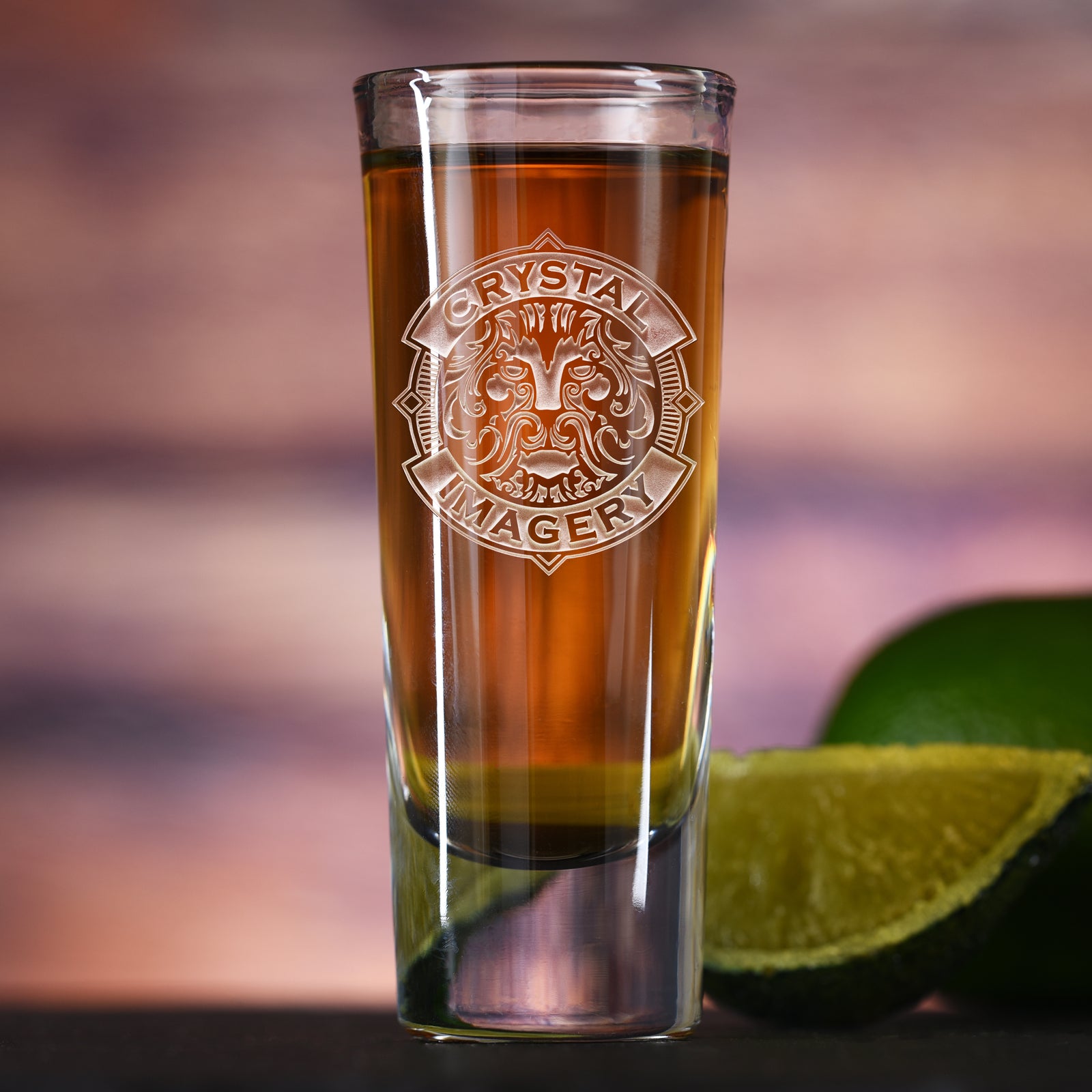 Your Logo Personalized Tequila Shooter/Shot Glass - Deep Engraved