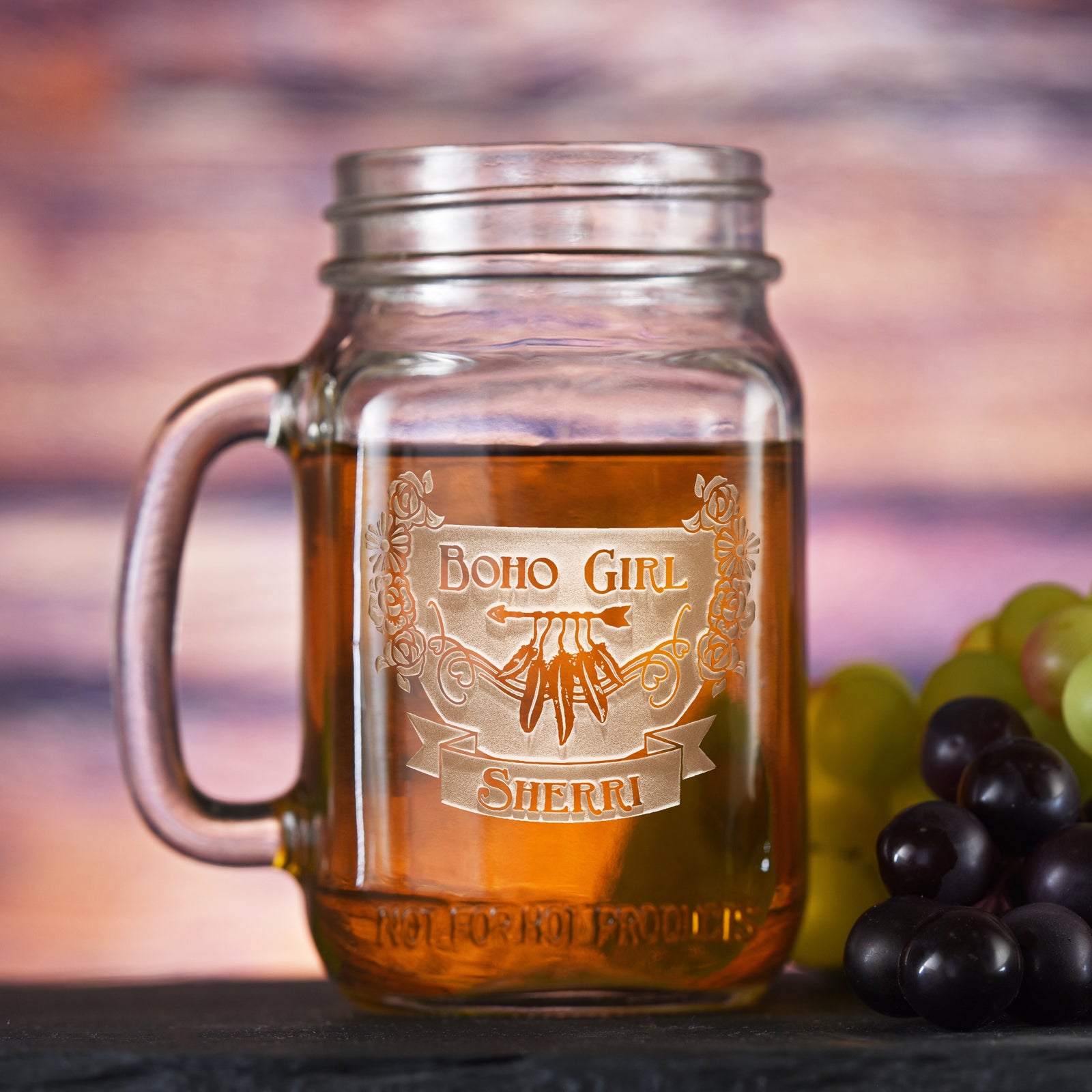 Boho Girl, Gyspy Soul Mason Jar Mug