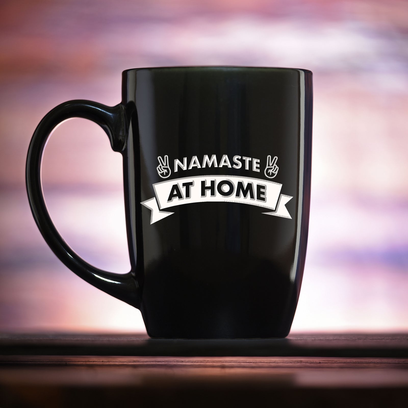 "Namaste At Home" Social Distancing Coffee Mug Gift