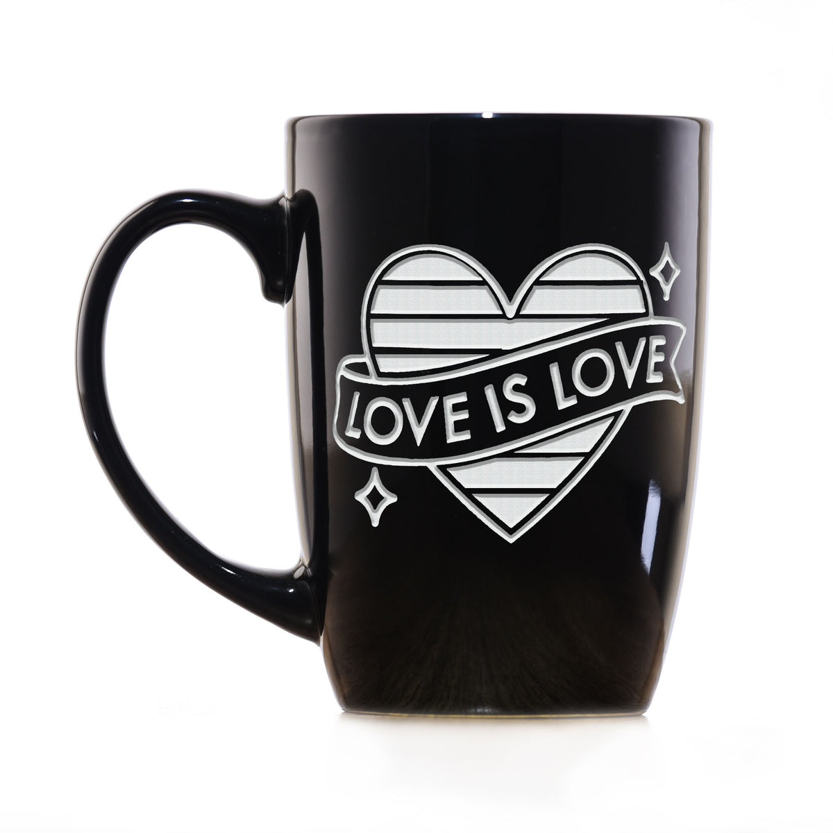 LGBTQ Pride Gifts, Large Engraved Coffee Mug