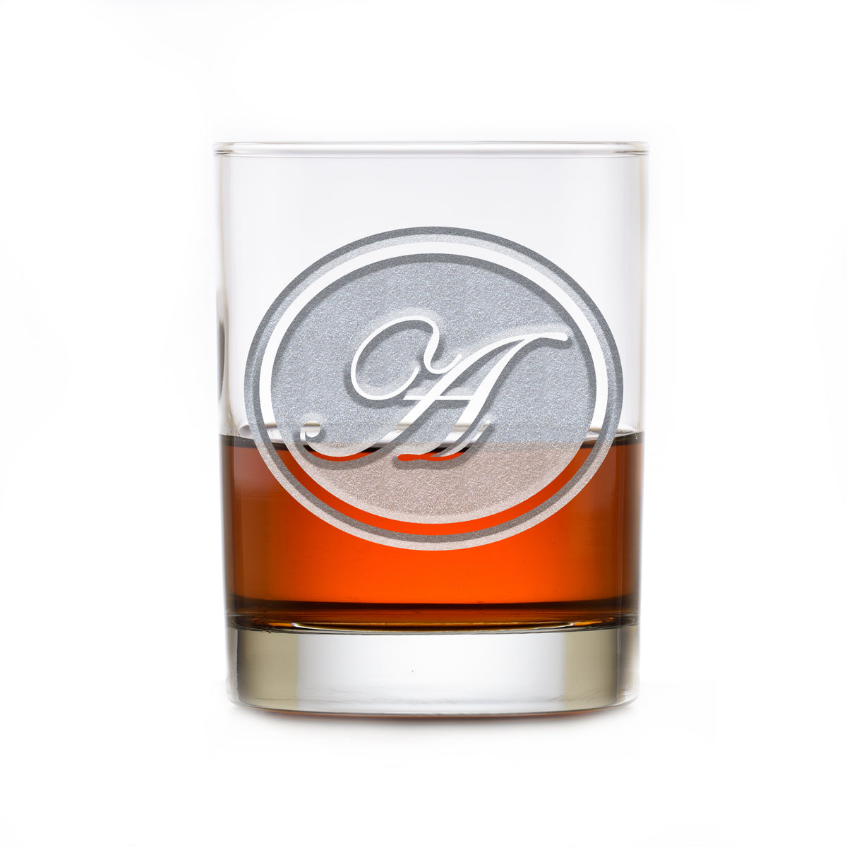 Whiskey Glass -w ith Monogram