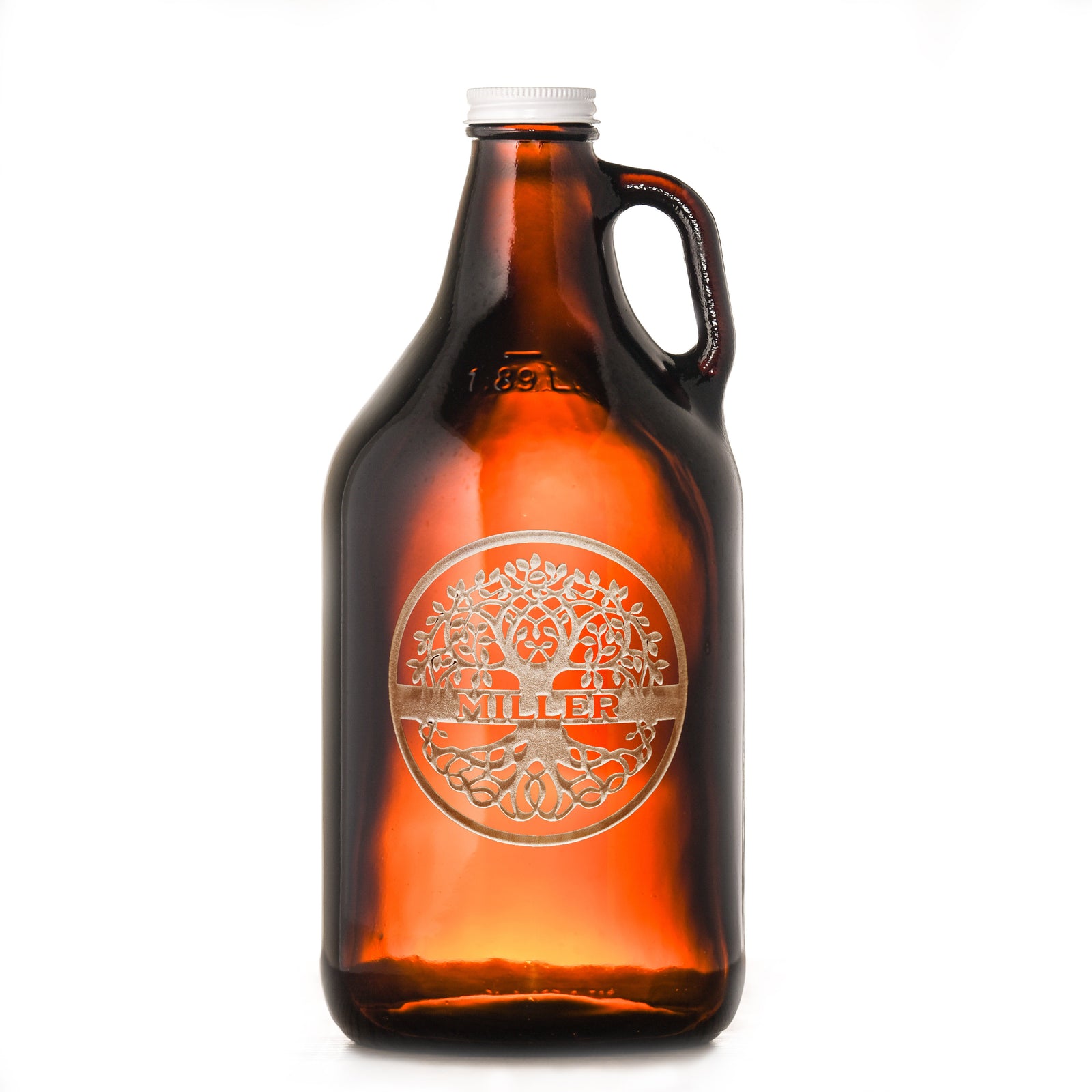 Family Tree Engraved Beer Growler Gift