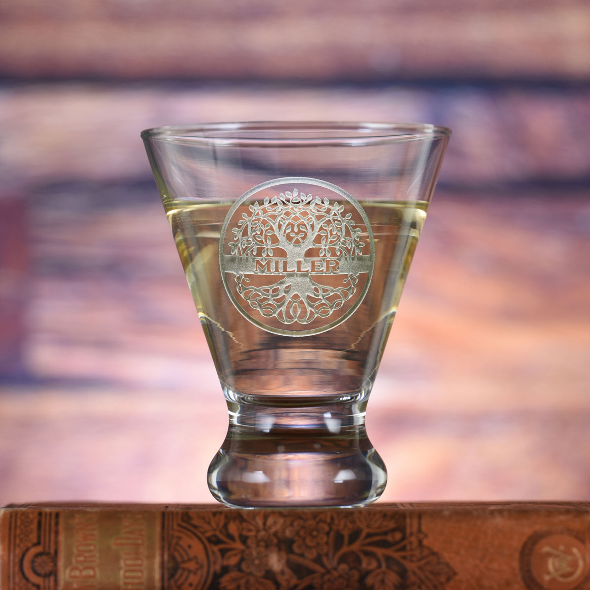 Custom, Engraved Martini Glass
