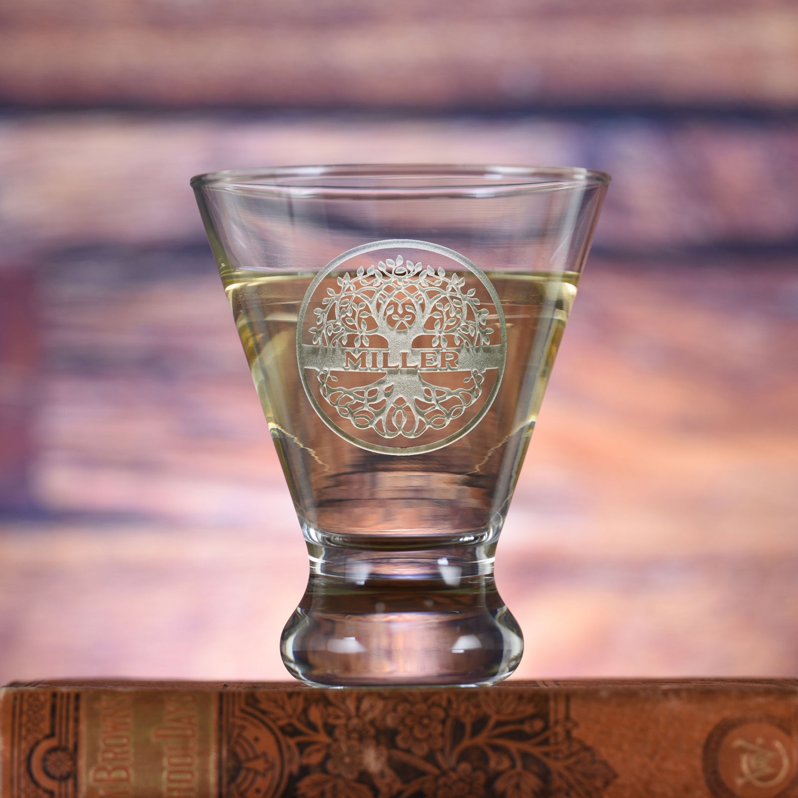 Custom, Engraved Martini Glass