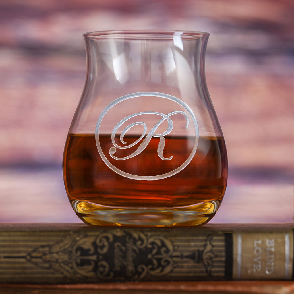 Custom, Etched Canadian Whiskey Glass