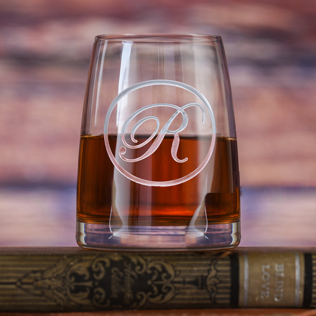 Etched Rocks DOF Glass Stolzle Crystal