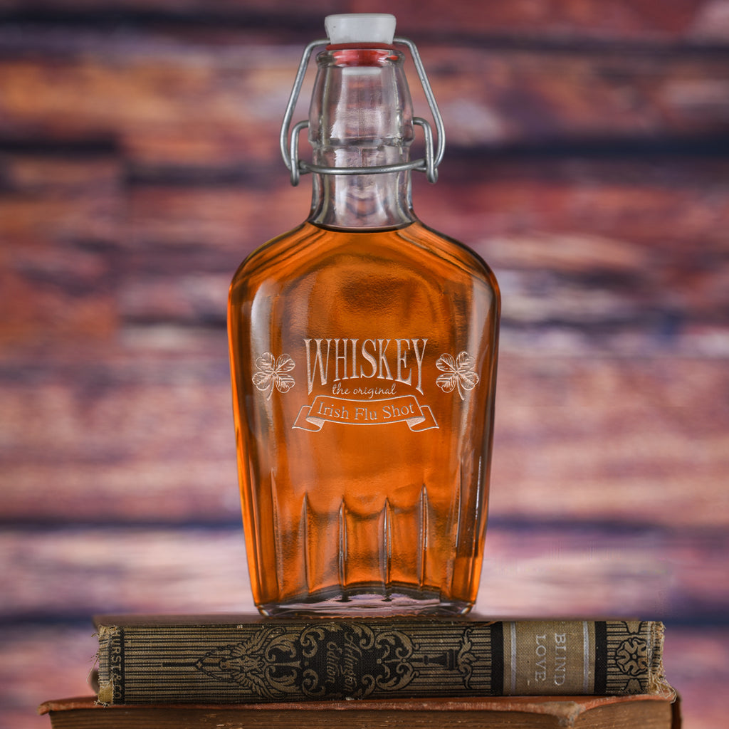 Whiskey "The Original Irish Flu Shot" Flask