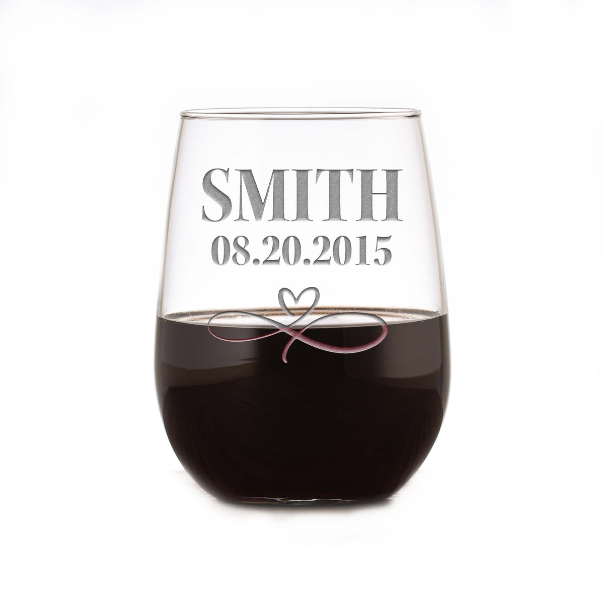 Wedding Favor, Stemless Wine Glass Gift