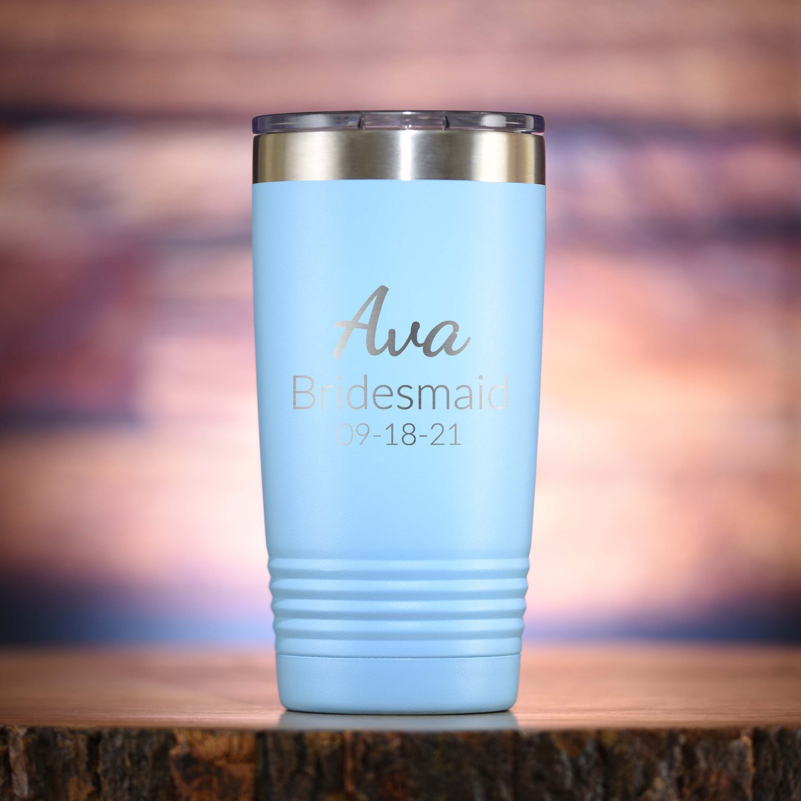 Bridesmaid Custom Travel Tumbler Gift