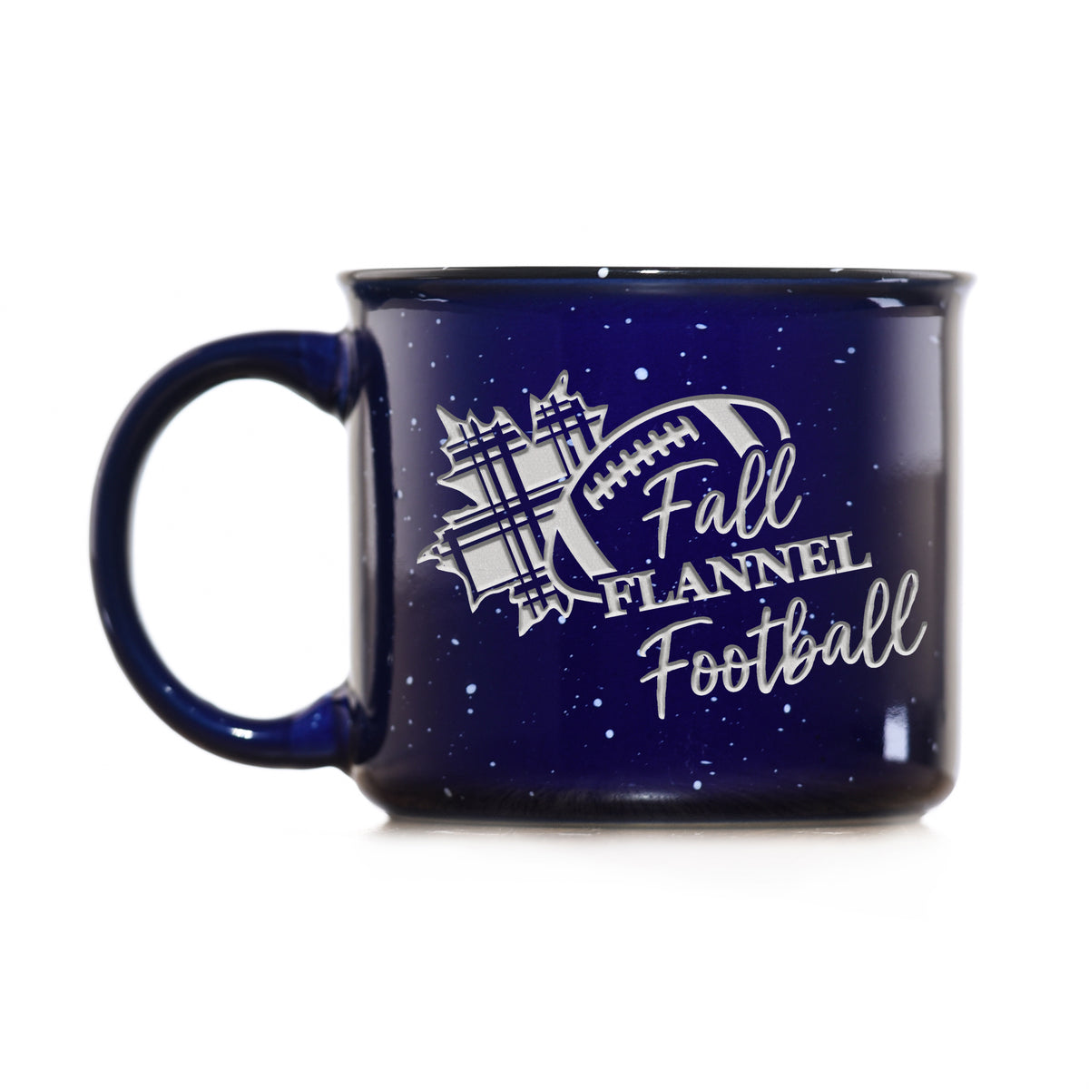 Fall Flannel Football Campfire Mug Gift