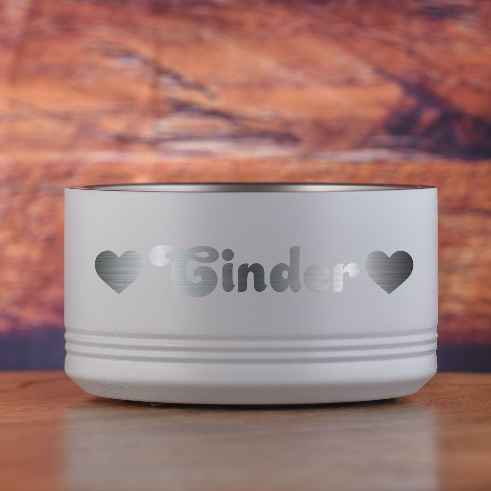 Custom, Engraved Small Pet Bowl - For Dog or Cat