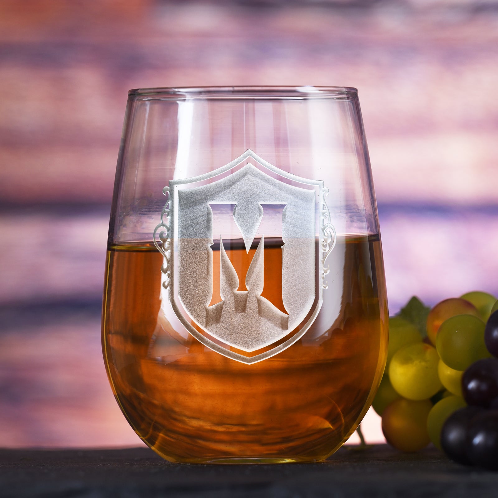 Shield Stemless Wine Glass M22