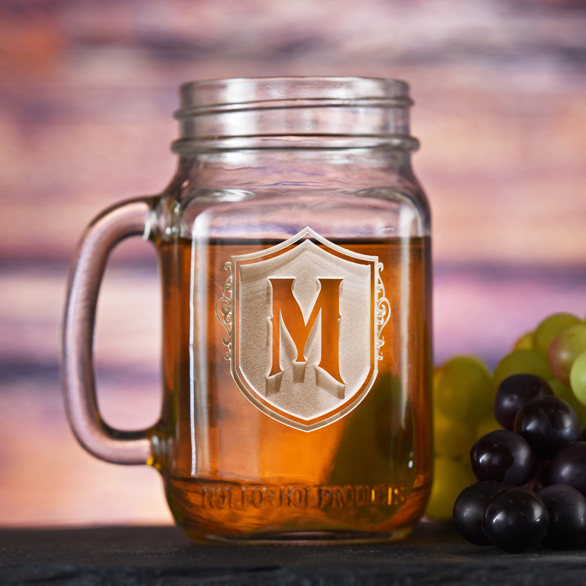 Shield Mason Jar