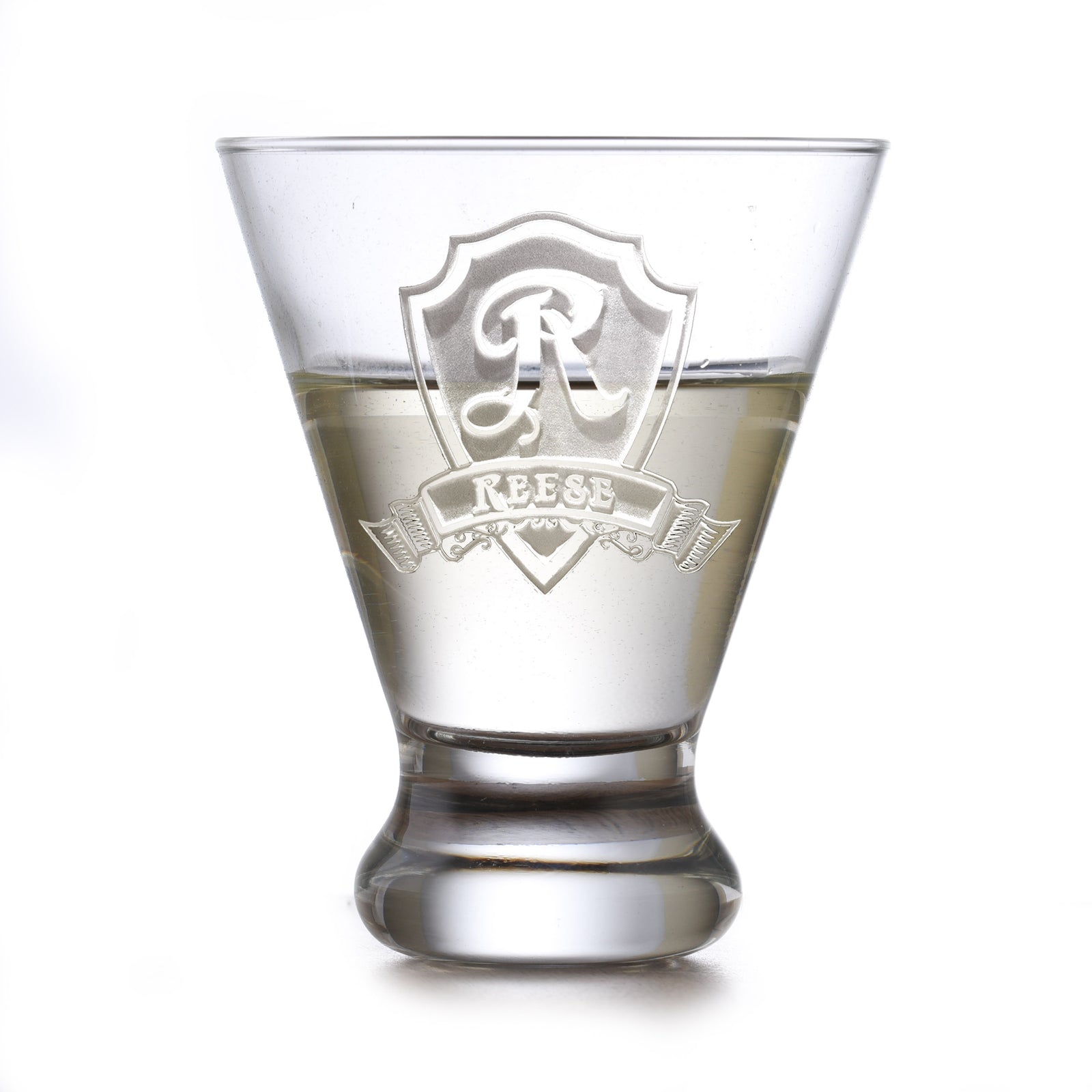 Personalized Monogrammed Martini Glass