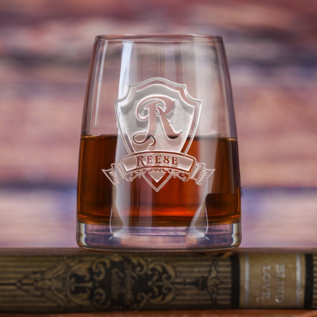 Engraved Rocks, DOF Glass Stolzle Crystal