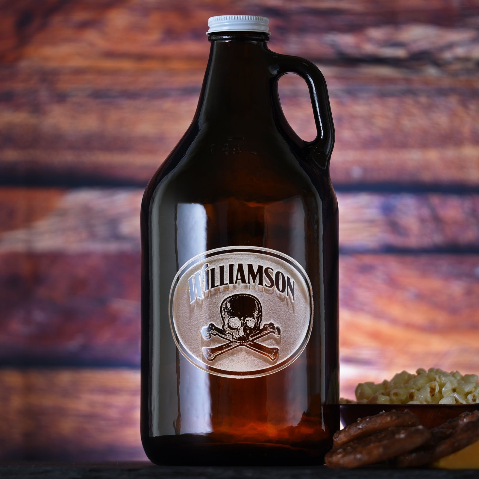 Beer Growler - Skull & Bones