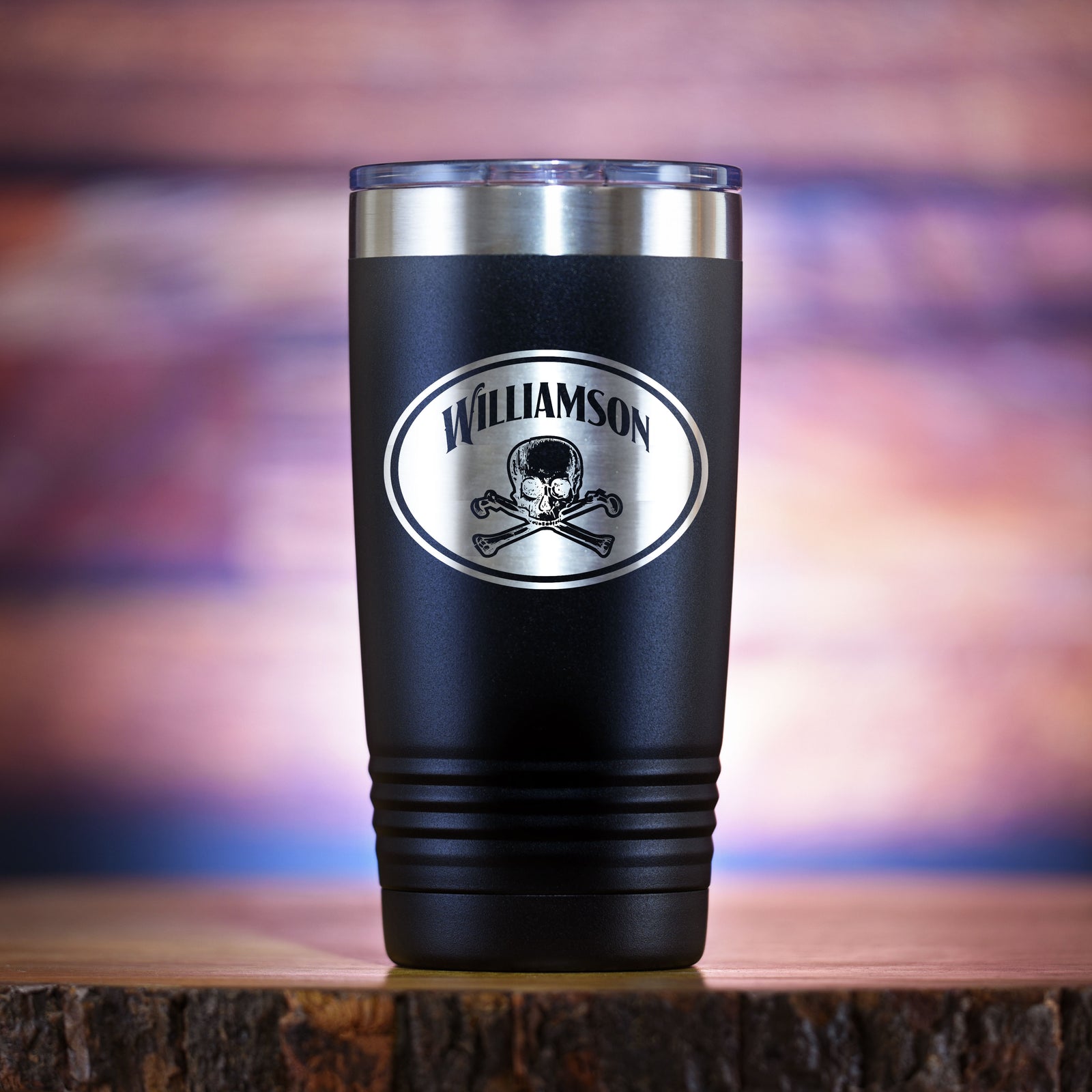 Custom Skull And Bones Travel Coffee Tumbler