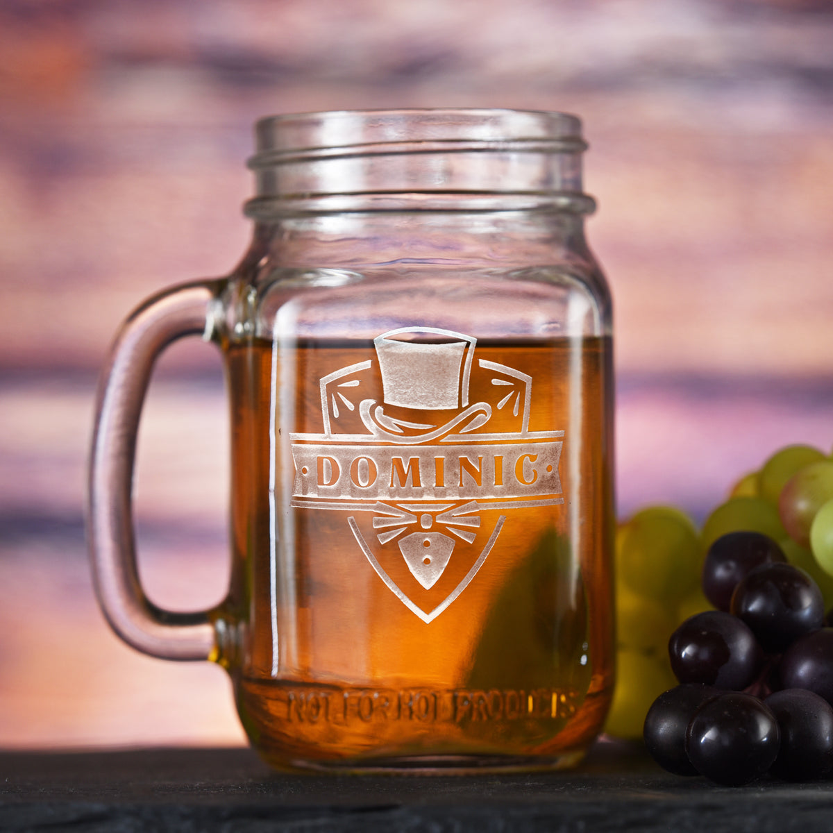 Top Hat Mason Jar Mug